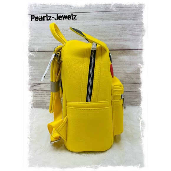 Loungefly Pokemon Pikachu Winking Cosplay Figural Mini Backpack NWT main image 4